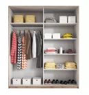 Beta gardróbszekrény 22ZB1676 monastery tölgy 180 cm