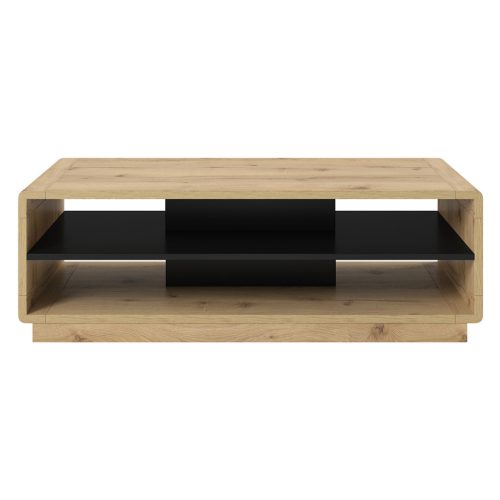 Aston TWLH99 dohányzóasztal - (Taurus tölgy/matt fekete)