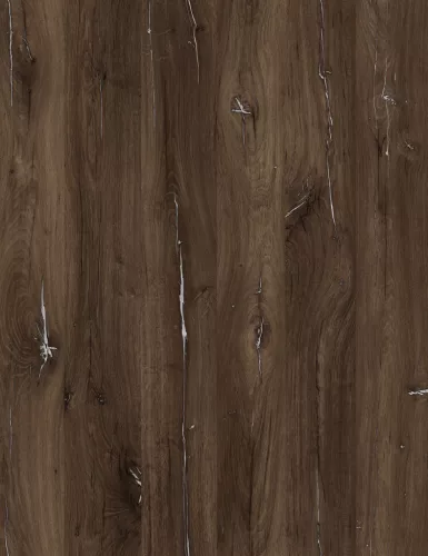 SIGMA - Franciaágy keret, 160 cm (Flagstaff tölgy/fekete/ezüst)