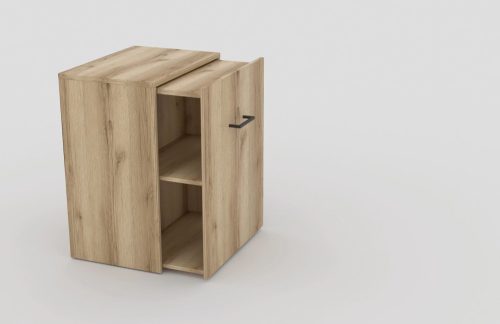 SMART - komóddá alakítható íróasztal, natúr tölgy