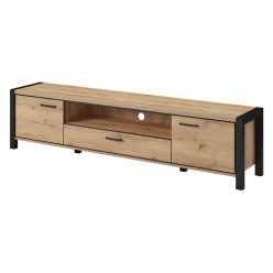   Aktiv TWLK40 TV állvány - 210 - 1 fiókos (Taurus tölgy/fekete)