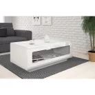 Tulsa 97FJ99 dohányzóasztal - (Fehér/fényes fehér)