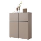 Cross CWMY76 komód - 4 ajtós (Congo fekete)