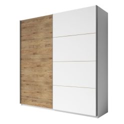   Galaxy 93EA19 gardróbszekrény - tolóajtós (Fehér/beaufort tölgy)