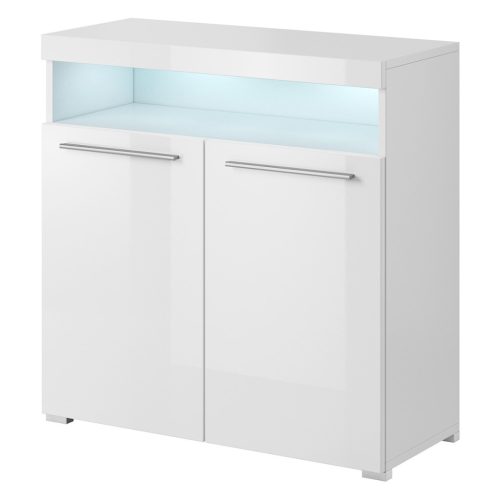 India 97DE45 komód - 2 ajtós (Fehér)