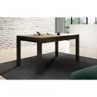 Aktiv TWLK92 bővíthető étkezőasztal - 160-200-240 (Taurus tölgy/fekete)