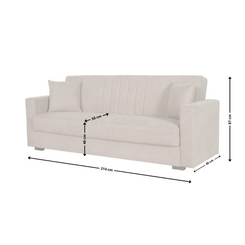 Star három üléses kanapé - kék