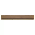 Bartoli BROP01 polc - catania tölgy/fekete/fényes fehér