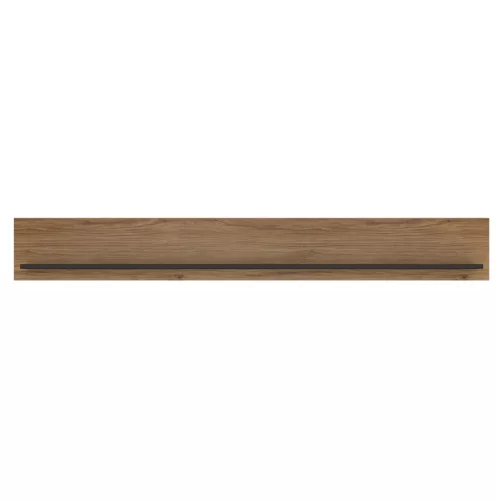 Bartoli BROP01 polc - catania tölgy/fekete/fényes fehér