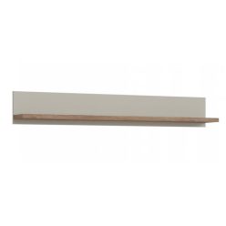   RIVENDELL fali polc (RIVP01) - krémszürke/sötét flagstaff tölgy