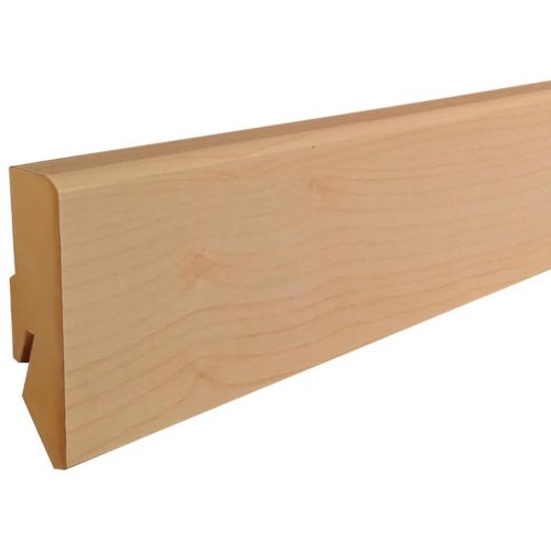 MDF padlószegély M61 profil 6cm-es 2600x40mm - 220 kanadai juhar