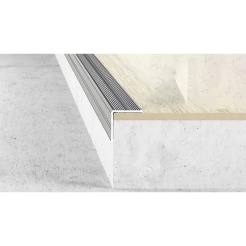 Aluminium 25x25mm-es szögprofil - A40T - arany - vágott