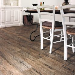 tekercses vinyl padló, PVC -  barna fa mintás Bern 945 4 m