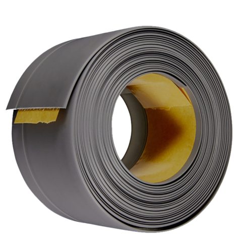 PVC padlószegély 50x15mm-es, lágy - szürke - 5m - öntapadós