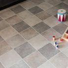 tekercses vinyl padló, PVC -  világosbarna kő mintás Bern 295D 2 m