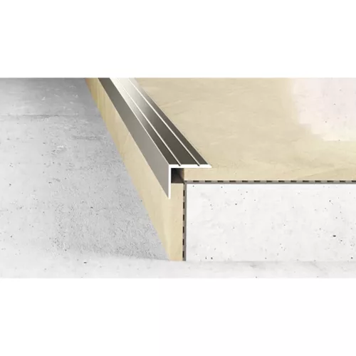 Aluminium 25x20mm-es szögprofil - A36 - pezsgő - vágott