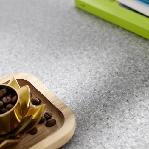 tekercses vinyl padló, PVC -  szürke szórt kő mintás Elly 39M Evi 4 m