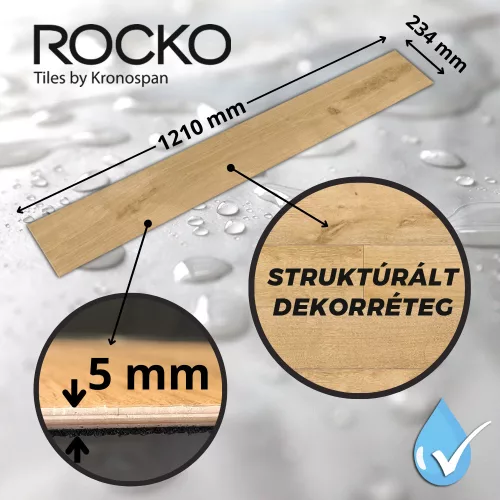 Rocko SPC vinyl padló R066 Sculpta 5 mm