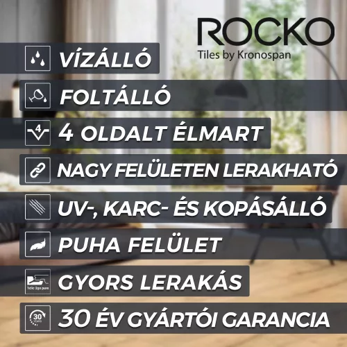 Rocko SPC vinyl padló R066 Sculpta 5 mm