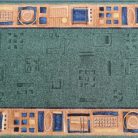 Jena futószőnyeg 22 zöld 1 m