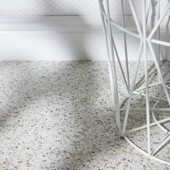   tekercses vinyl padló, PVC -  szürke szórt kő mintás Calas 03S 2 m