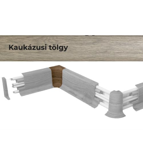 Belső sarokelem 10556 PVC padlószegélyhez 22990 2db/csomag - 4544 Kaukázusi tölgy