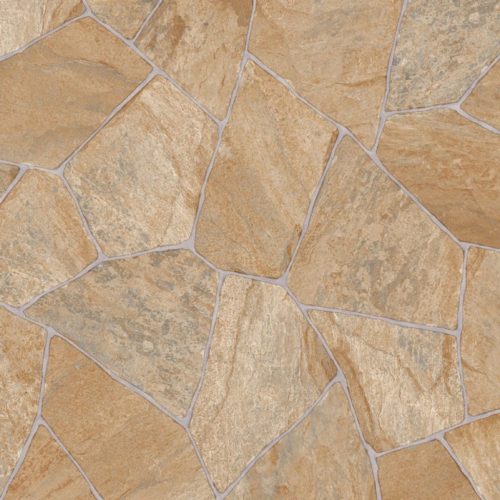 tekercses vinyl padló, PVC -  világosbarna kő mintás Linz 735 Ner 4 m