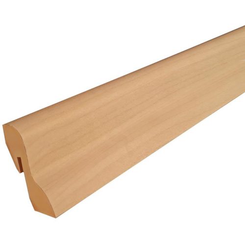 MDF padlószegély D profil 4cm-es 2600x40mm - 220 kanadai juhar