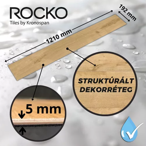 Rocko SPC vinyl padló R081 Crescendo 5 mm