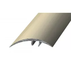   Aluminium 50mm-es íves burkolatváltó profil - A65SZ - pezsgő - vágott