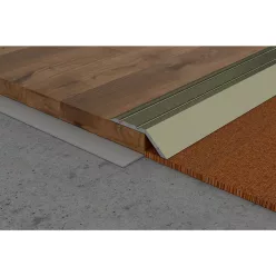   Aluminium 14 mm-es magasságkiegyenlítő profil - 72707 - pezsgő - 2,7m - öntapadós