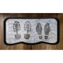   Eco Trend Boot Tray cipőtartó tálca Footprints - 38 x75 cm