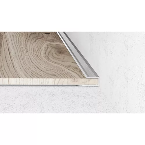 Aluminium 16mm-es végzáró profil - A63 - ezüst - vágott