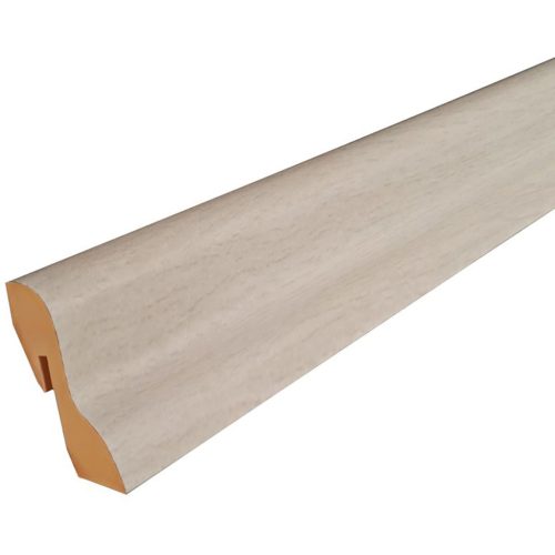 MDF padlószegély D profil 4cm-es 2600x40mm - 518 deres tölgy