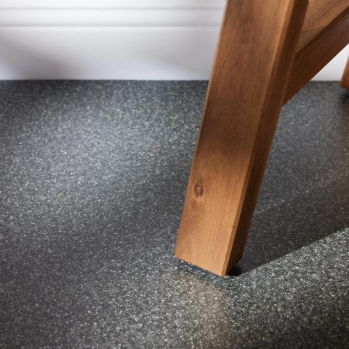 tekercses vinyl padló, PVC -  szürke szórt kő mintás Elly 89M 4 m