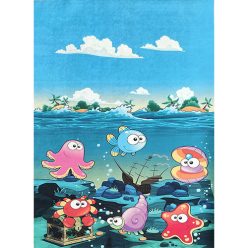 Porte szőnyeg 8035 kék 160x220 cm