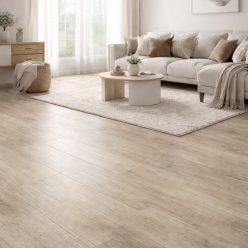   tekercses vinyl padló, PVC -  szürkésbarna fa mintás Calas 23S 2 m