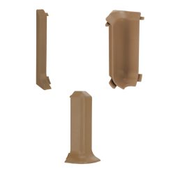 Gesztenye színű elemek 25560 padlószegélyhez 2db/csomag