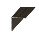 Aluminium 35x35mm-es szögprofil - A34 - bronz - vágott