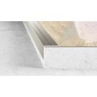 Aluminium 35x35mm-es szögprofil - A34 - bronz - vágott