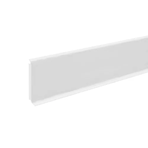 PVC padlószegély 62 mm-es 25560, habosított - fehér(sima felület) - 2,5m