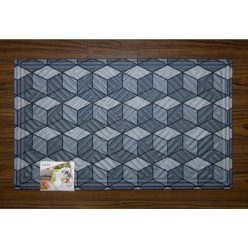 Eco Trend lábtörlő mintás - 45 x 75 cm