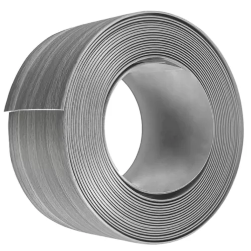 PVC padlószegély 50x15mm-es, lágy - gyöngyszürke - 5m