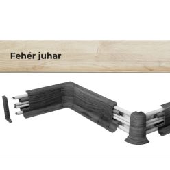   1595 Fehér juhar színű elemek 10556 PVC padlószegélyhez (2db/csomag)