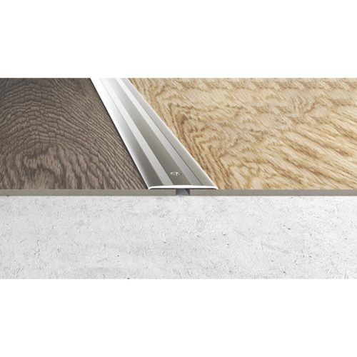 Aluminium 35mm-es lapos burkolatváltó profil - A08T - arany - vágott