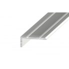 Aluminium 25x10mm-es szögprofil - A31T - ezüst - 2,7 m - vágott