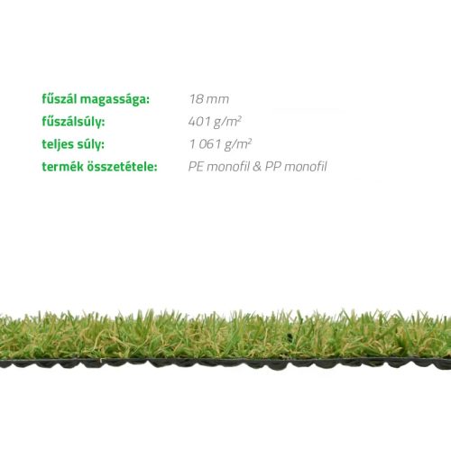 Star műfű 4 m Latex, 18 mm szálmagasság