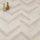 tekercses vinyl padló, PVC -  világosbarna csempe mintás Bern 295 Bru 2 m