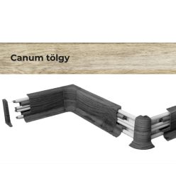   0553 Canum tölgy színű elemek 10556 PVC padlószegélyhez (2db/csomag)