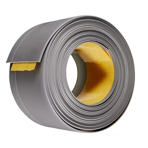 PVC padlószegély 50x15mm-es, lágy - világosszürke - 5m - öntapadós